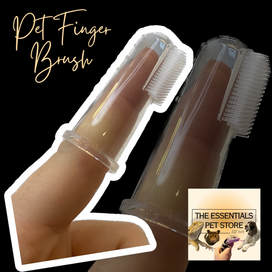 Finger brush for pets